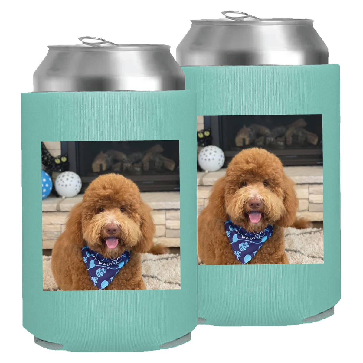 Foam Can Koozee One Color, Single Side Print Koozee Crazee