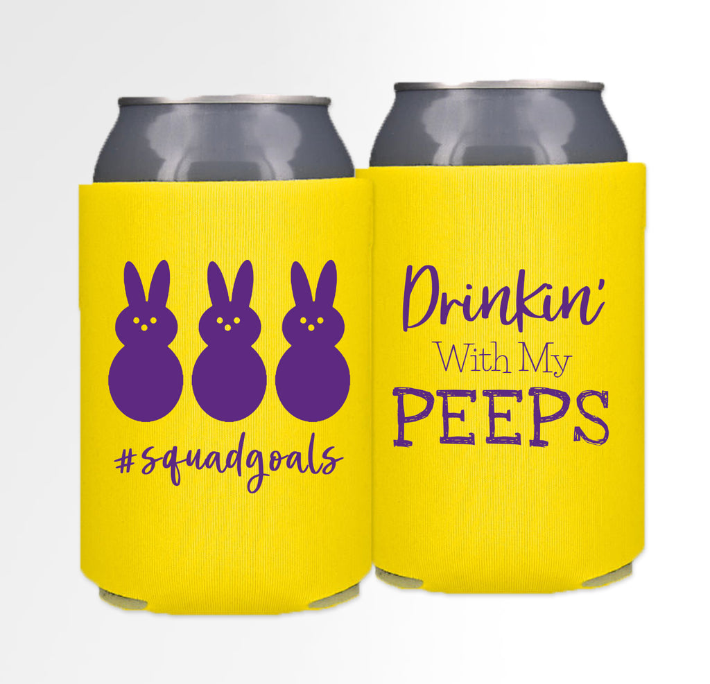 Pre-Printed Foam Can - Drinkin' With My Peeps