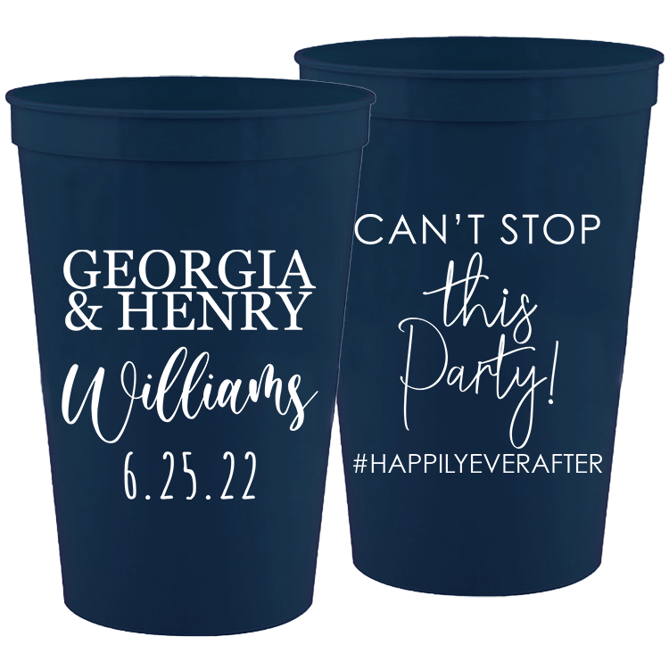 Wedding - Can't Stop This Party - 16 oz Plastic Cups 158