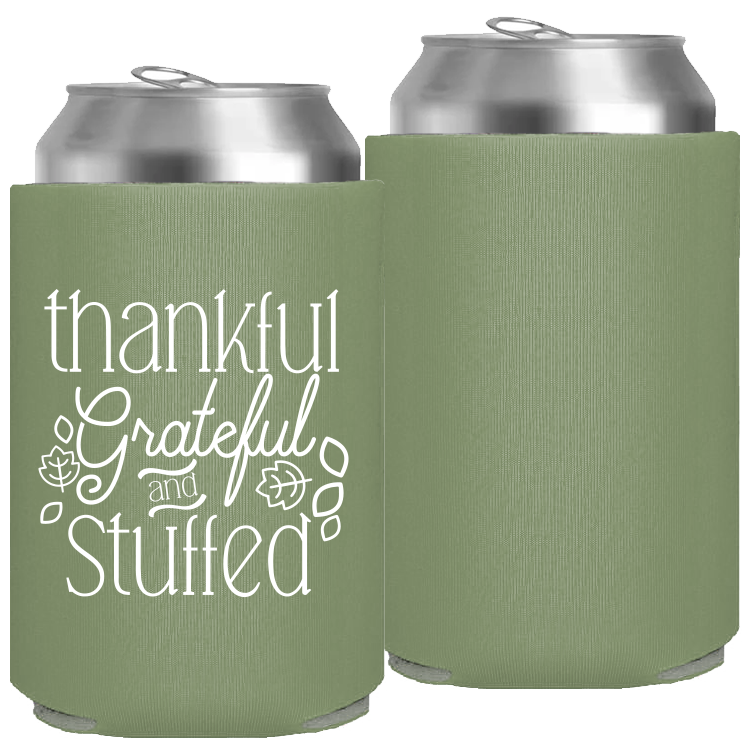 Pre-Printed Foam Can - Thankful