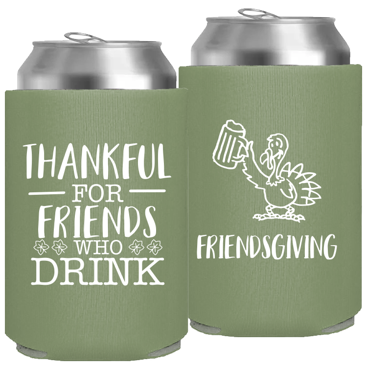 Pre-Printed Foam Can - Friendsgiving