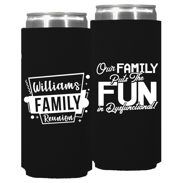 Family Reunion Template 020 -  Foam Slim Can