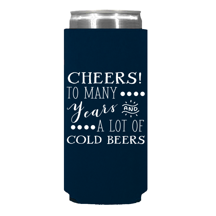 Pre-Printed Wedding 01 - Foam Slim Can