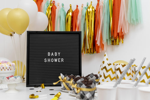 Design Ideas for Can Coolers at Baby Showers