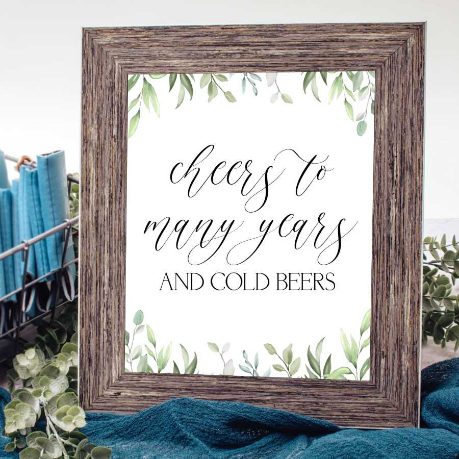 Coldie Wedding Sign - PDF Download : 03