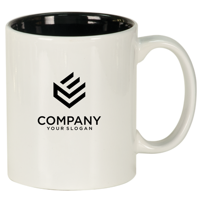 11 oz Ceramic Round Coffee Mug