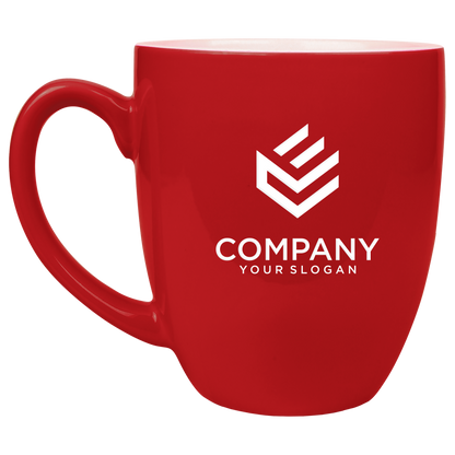 16 oz Ceramic Bistro Coffee Mug