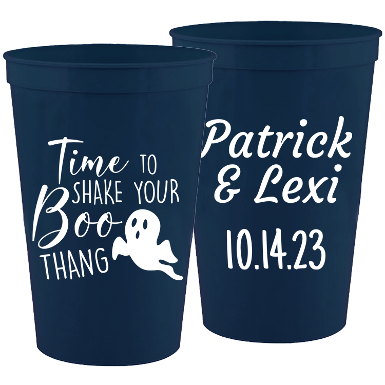 Wedding - Time To Shake Your Boo Thang - 16 oz Plastic Cups 129