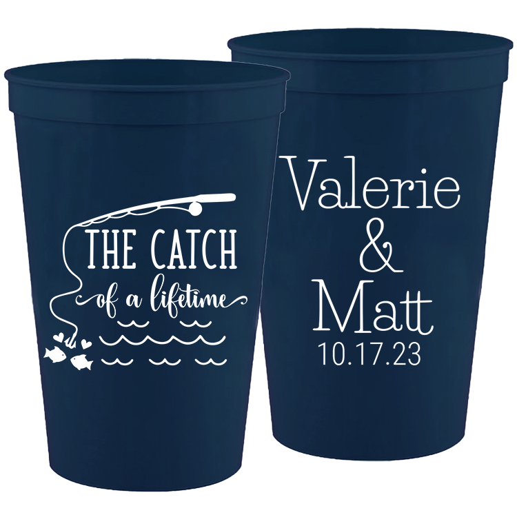 Wedding - The Catch Of A Lifetime - 16 oz Plastic Cups 154