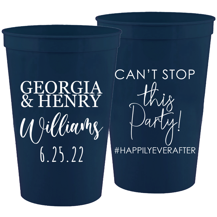 Wedding Stadium Cups #170 - Just Joking We Meant - Custom - Wedding Favors, Wedding Cups, Party Cup, Wedding store Favor, Party Cups, Drink Cups