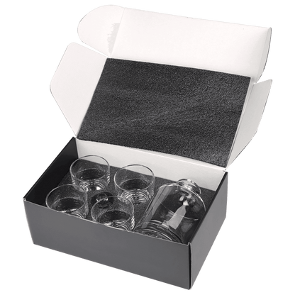 Round Glass Decanter Set