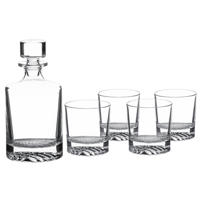 Round Glass Decanter Set
