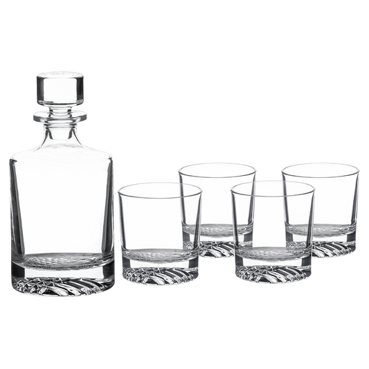 Round Glass Decanter Set