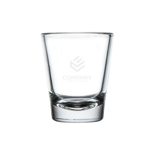 1.5 oz Heavy Base Round Whiskey Shot Glass
