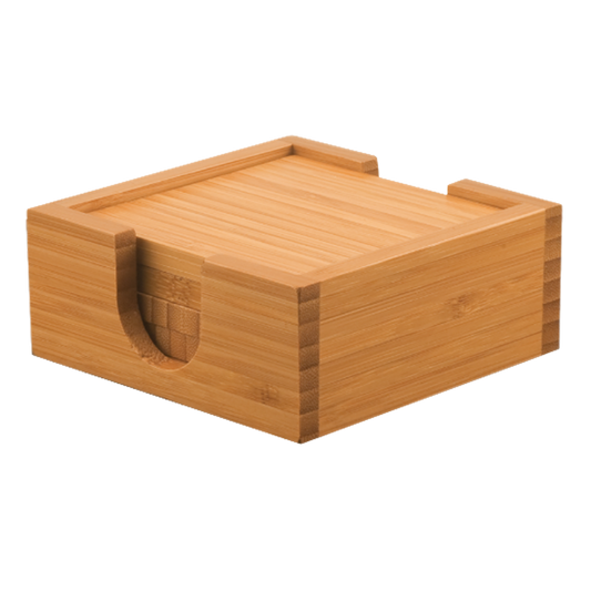 Square Bamboo Coaster Set of 4