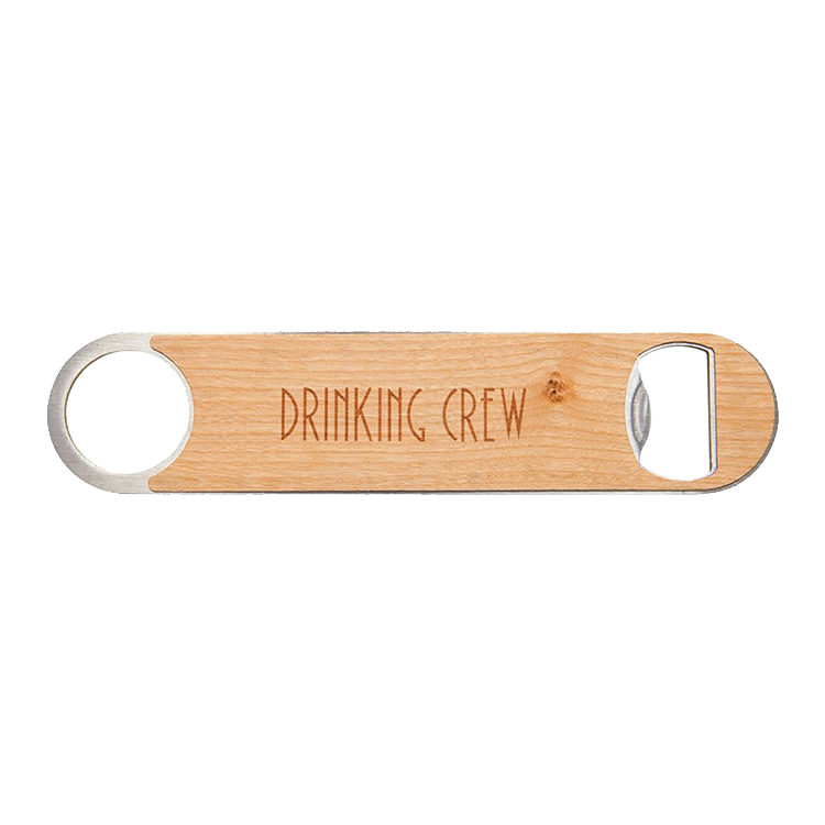 1-1/2"x7" Wood Bottle Opener