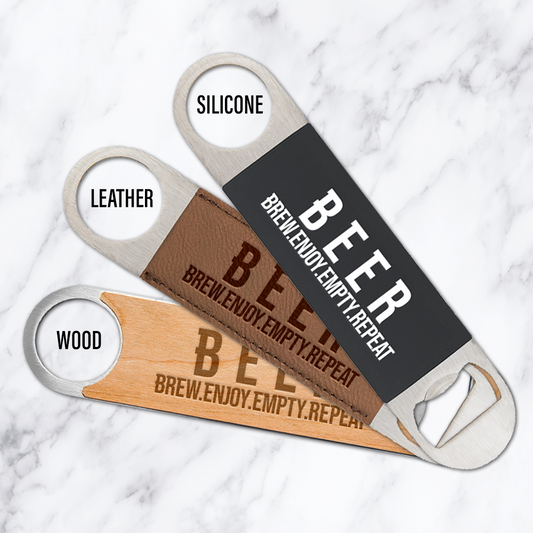 B.E.E.R Engraved Bottle Opener Packs