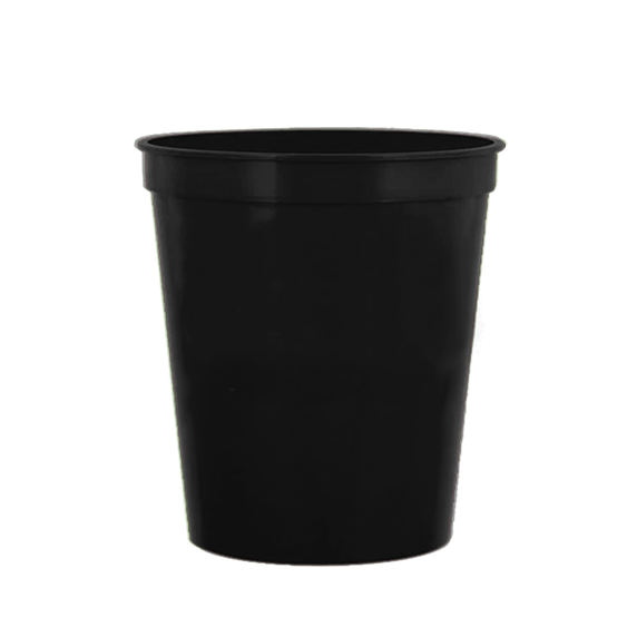 One Color, Double Side Print - 16 oz Plastic Cups