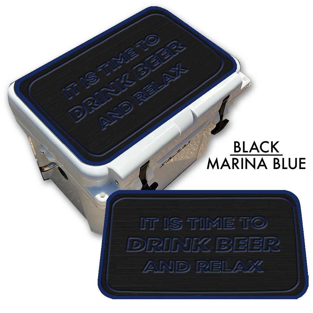 Drink Beer and Relax - Cooler Pad Top