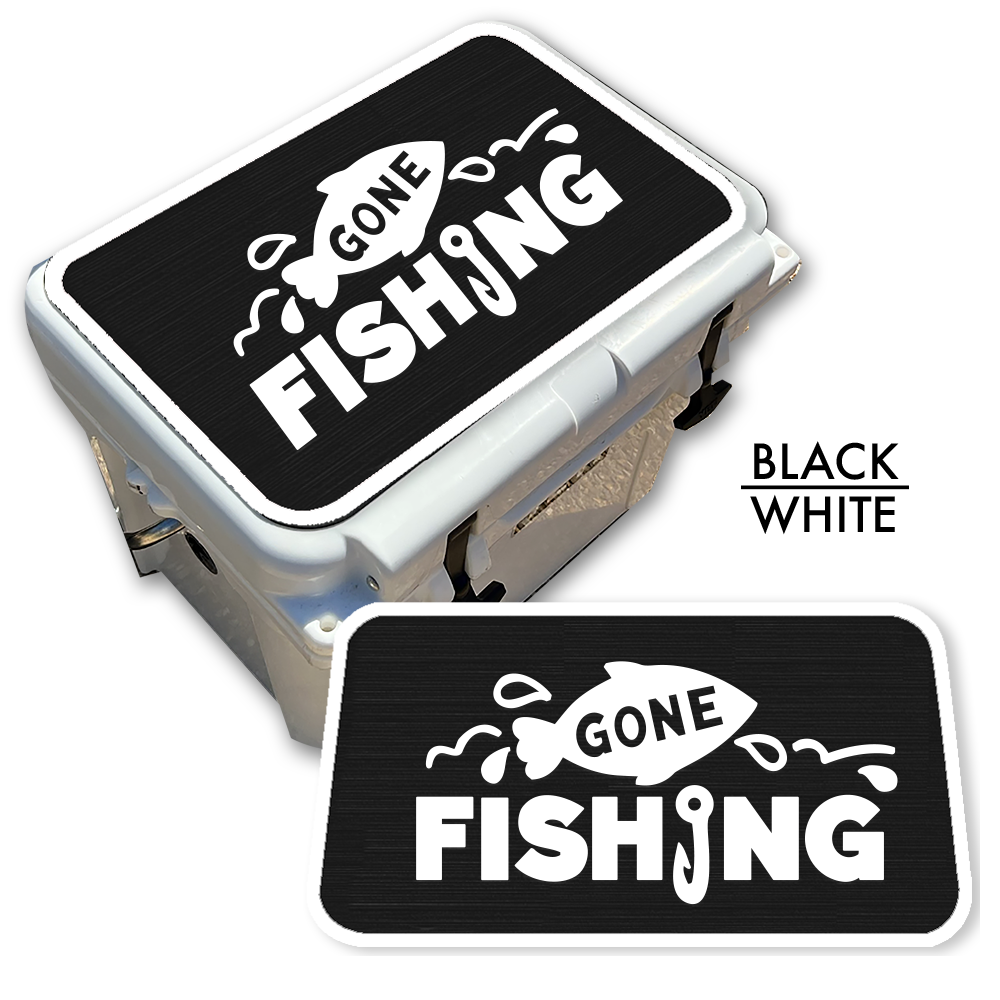 Gone Fishing - Cooler Pad Top