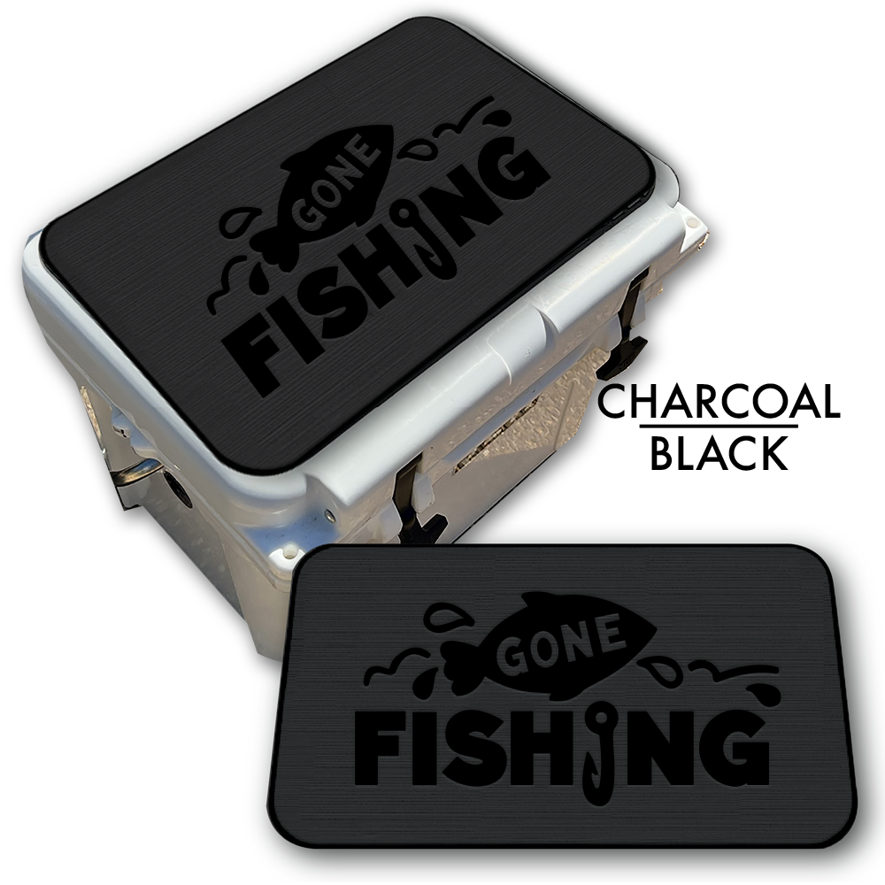 Gone Fishing - Cooler Pad Top