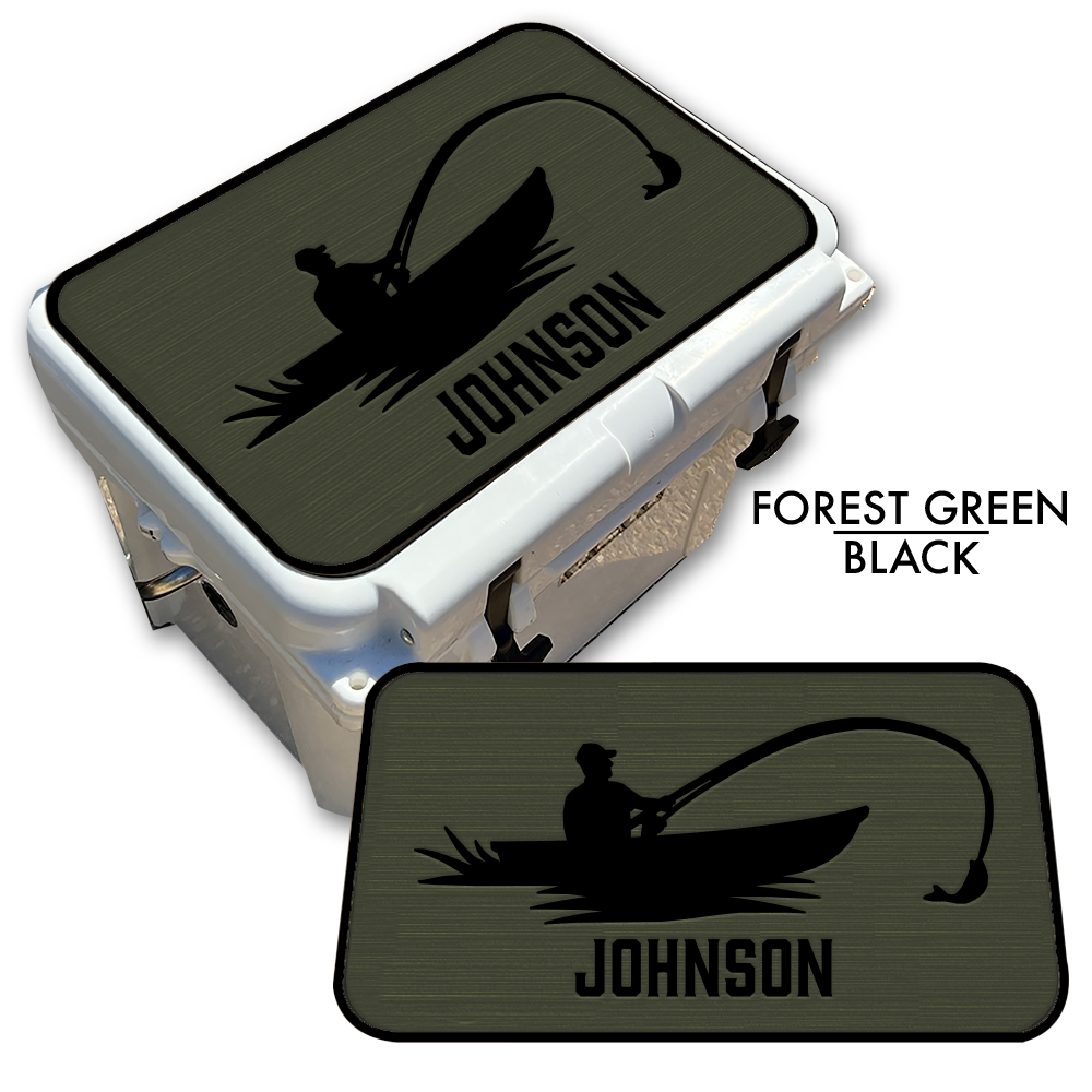 Fisherman - Cooler Pad Top with Name