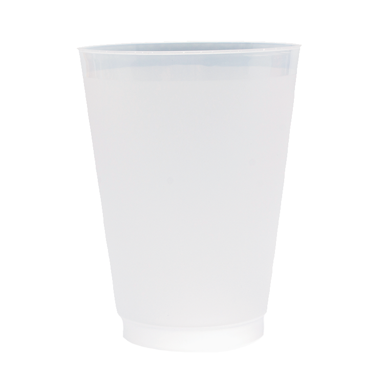 Wedding 017 - Classic Wedding With Floral - 16 oz Plastic Cups