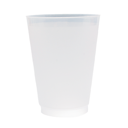 Wedding 017 - Classic Wedding With Floral - 16 oz Plastic Cups