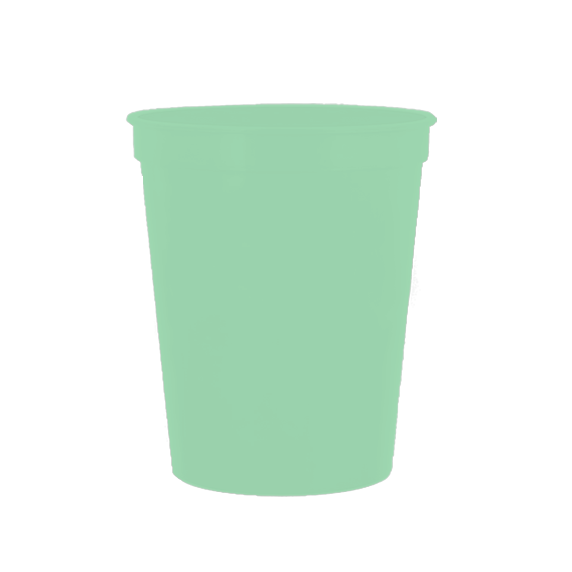 One Color, Double Side Print - 16 oz Plastic Cups