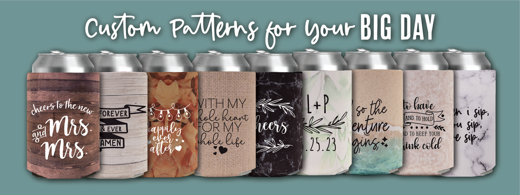 Custom Yeti Colster Koozies for a wedding party
