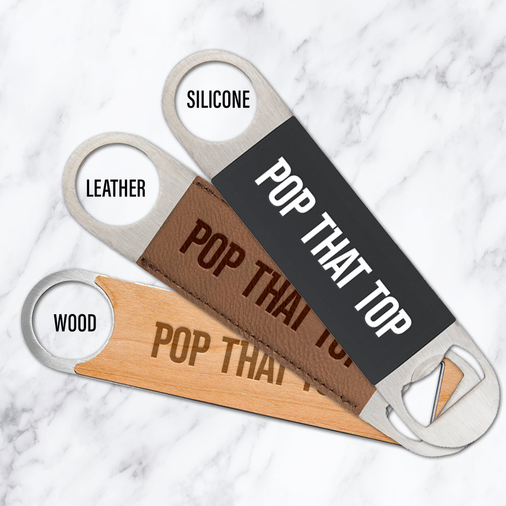 Pop That Top Engraved Bottle Opener Packs