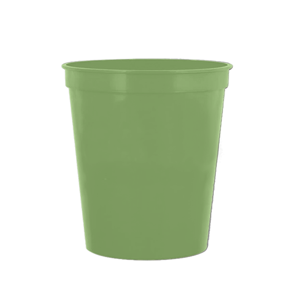 One Color, Double Side Print - 16 oz Plastic Cups