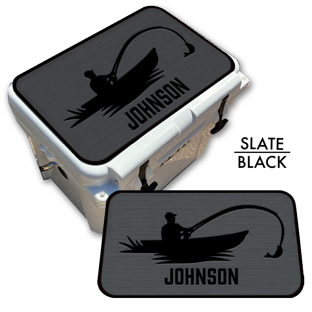 Fisherman - Cooler Pad Top with Name