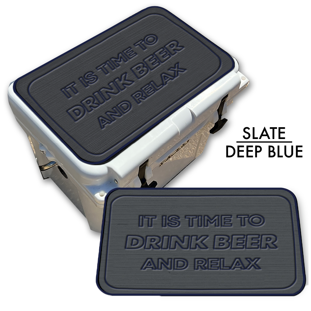 Drink Beer and Relax - Cooler Pad Top