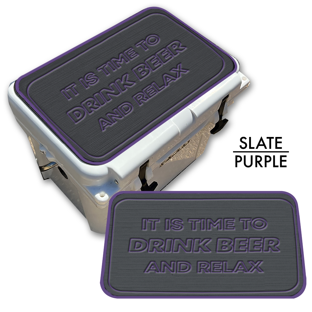 Drink Beer and Relax - Cooler Pad Top