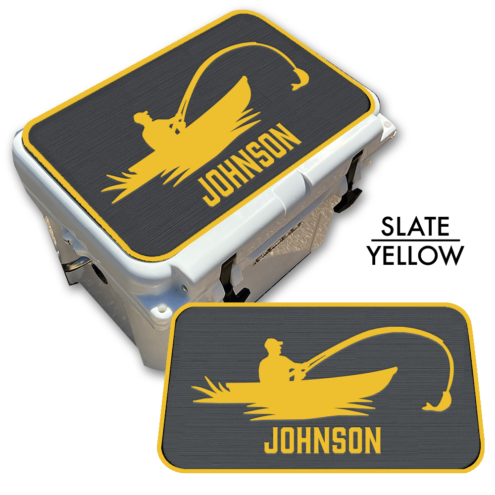 Fisherman - Cooler Pad Top with Name