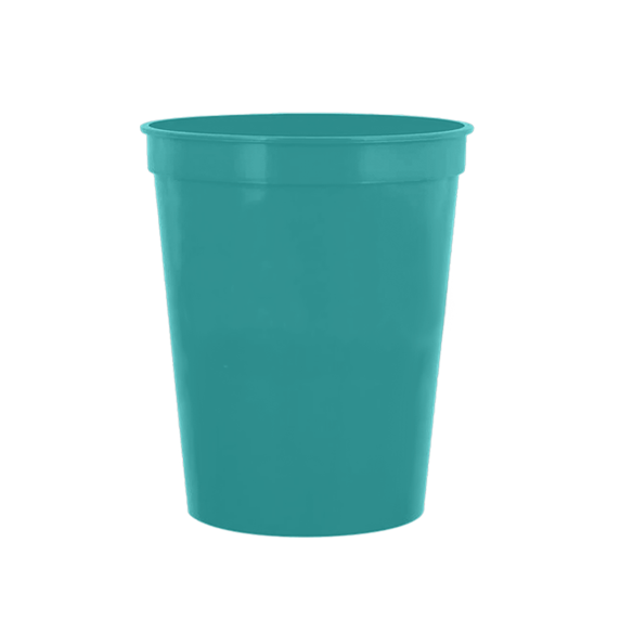 One Color, Double Side Print - 16 oz Plastic Cups