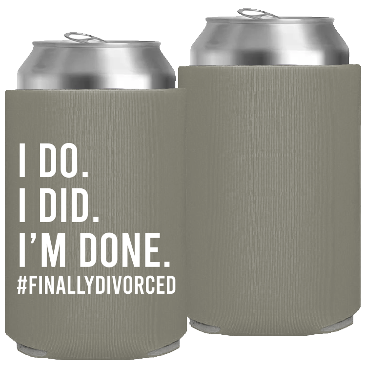 Divorce Party Template 06 - Neoprene Can