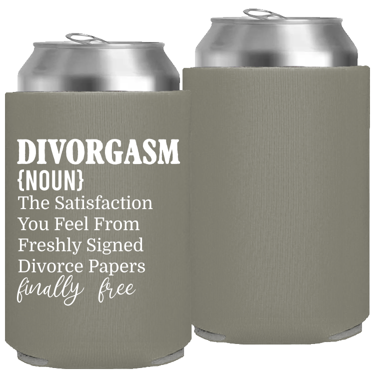 Divorce Party Template 08 - Neoprene Can