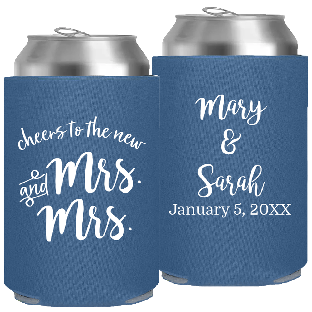 Wedding - Cheers To The New Mr & Mrs - Foam Can 172