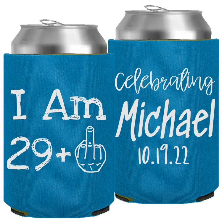 Birthday Template 19 - Neoprene Can