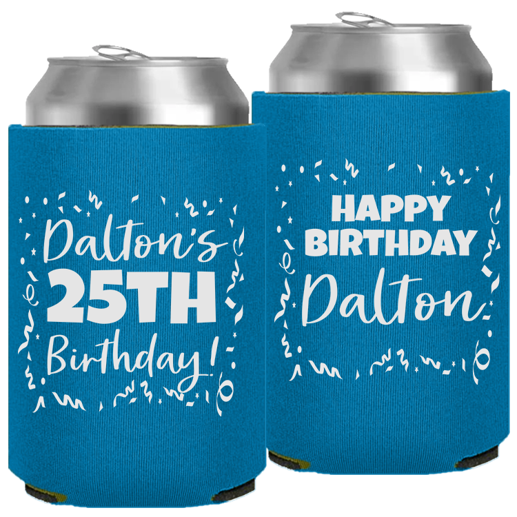 Birthday Template 20 - Neoprene Can