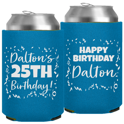 Birthday Template 20 - Neoprene Can