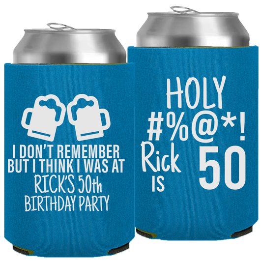 Birthday Template 24 - Neoprene Can