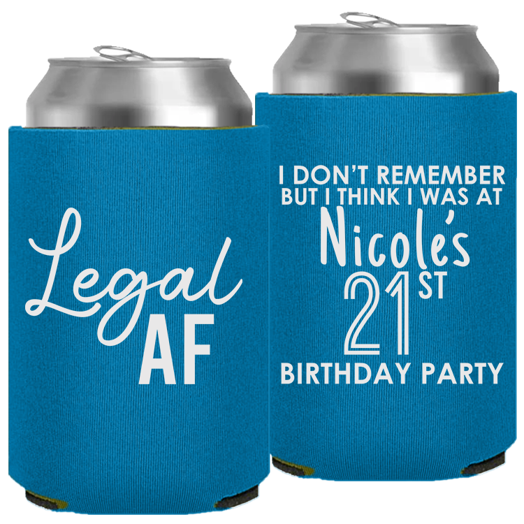 Birthday Template 27 - Neoprene Can