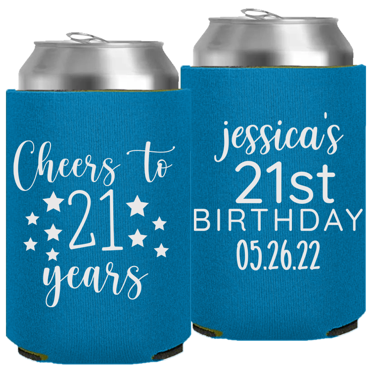 Birthday Template 30 - Neoprene Can