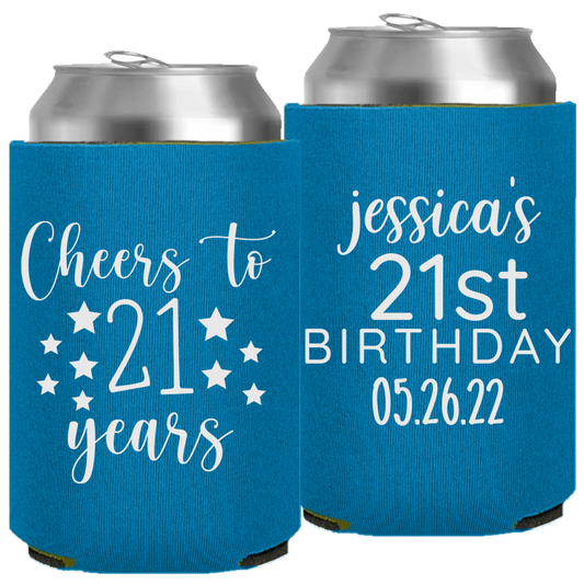 Birthday Template 30 - Neoprene Can