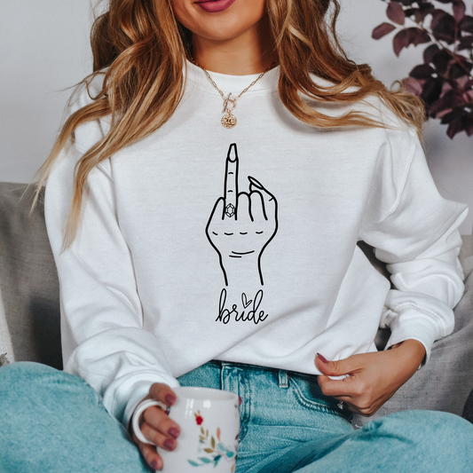 Bride Finger Crewneck