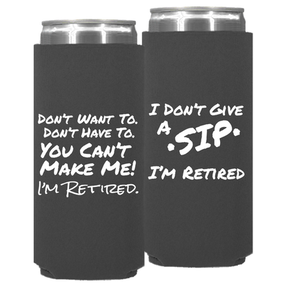 Retirement Template 12 -  Foam Slim Can