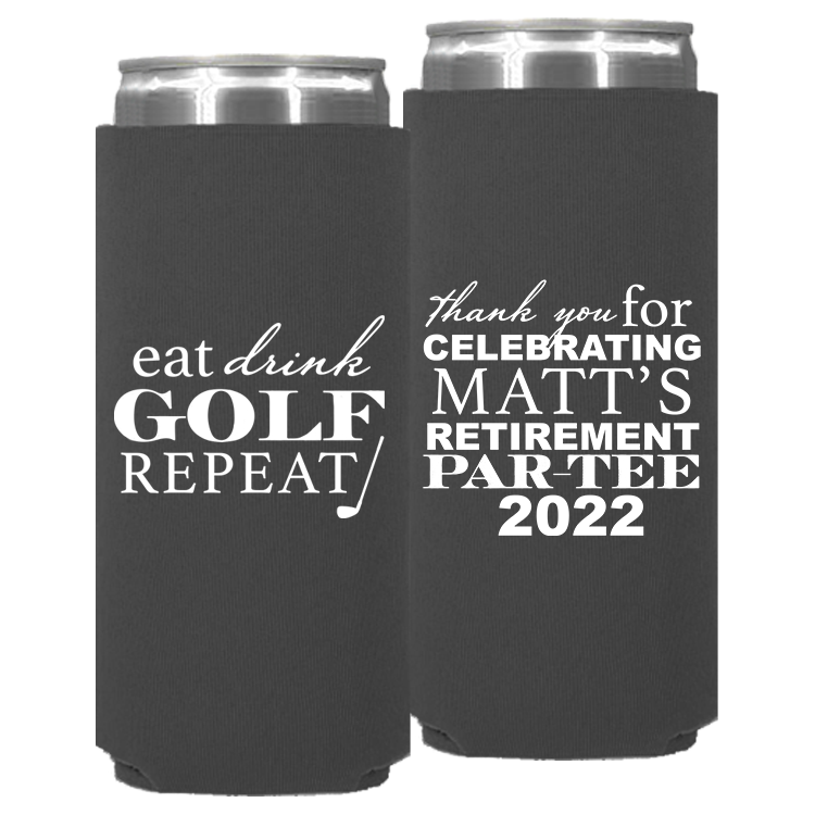 Retirement Template 24 -  Foam Slim Can